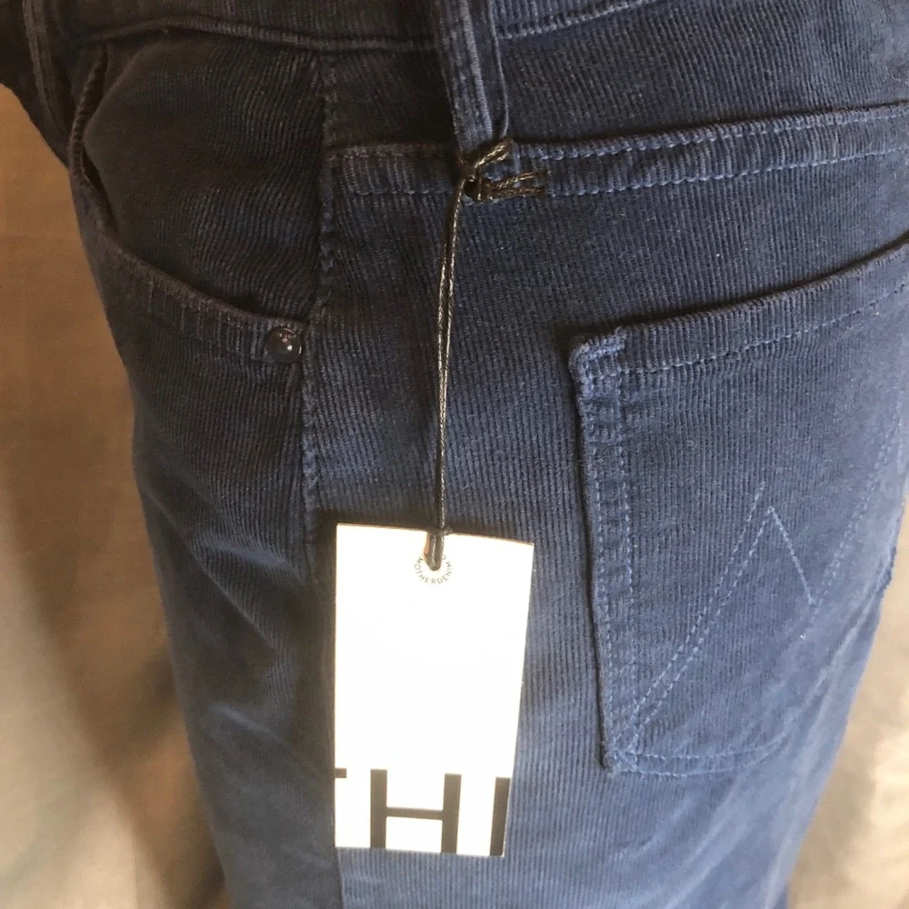 Mother corduroy skirt. Size 27. Steel blue - Picture 3 of 13